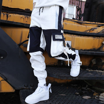 Streetwear Pockets Men's Jogger Pants Hip Hop Sweatpants Joggers Trousers Tactical Mens Pants Cargo Harem Pants Men Clothes